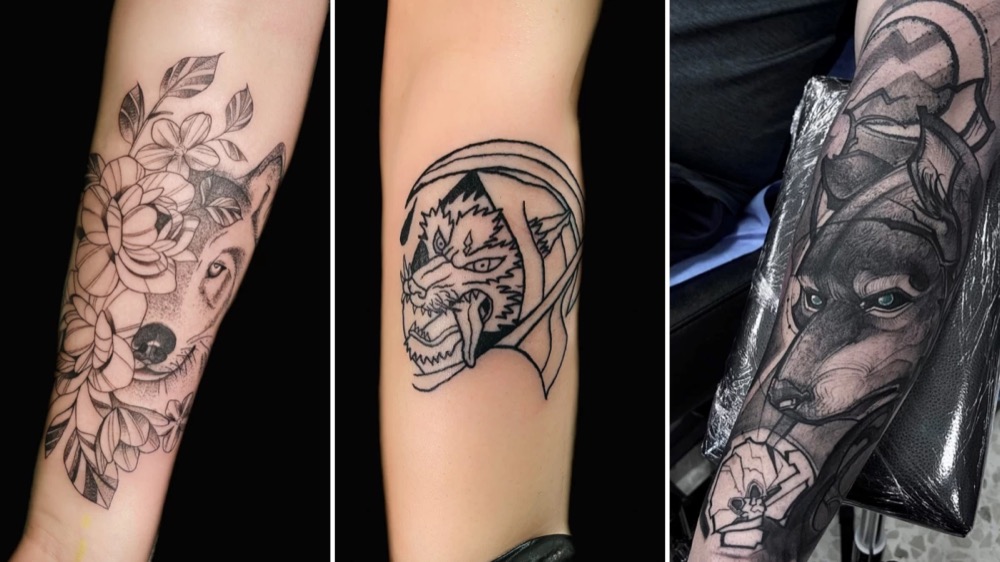 Fine line tattoo